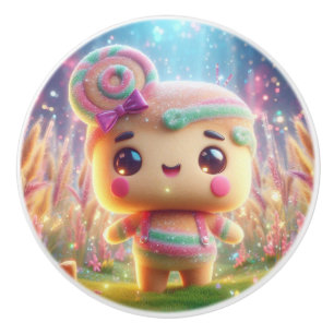 Bouton De Porte En Céramique Pain de sucre I