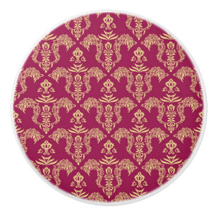 Bouton De Porte En Céramique Papier peint 4 de damassé