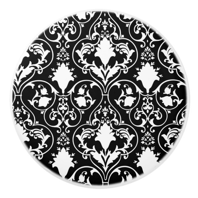 Bouton De Porte En Céramique Papier peint antique de rouleau (Devant)