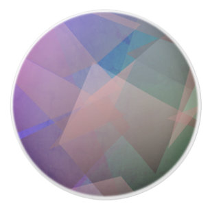 Bouton De Porte En Céramique Particules volantes Abstraites Formes géométriqu