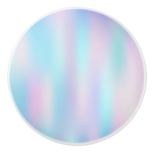 Bouton De Porte En Céramique Pastel Colours Abstrait Arrière - plan d'iridescen