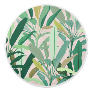 Bouton De Porte En Céramique Pattern rose