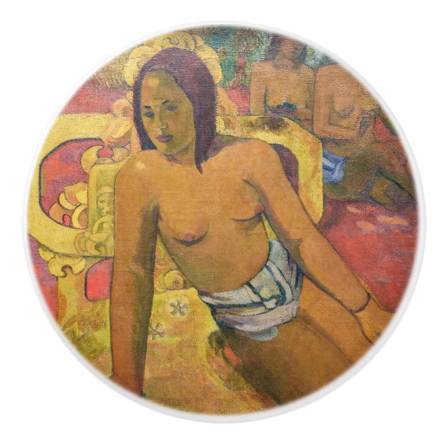 Bouton De Porte En Céramique Paul Gauguin - Vairumati (Devant)