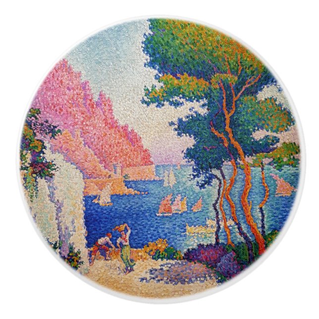 Bouton De Porte En Céramique Paul Signac - Capo di Noli (Devant)