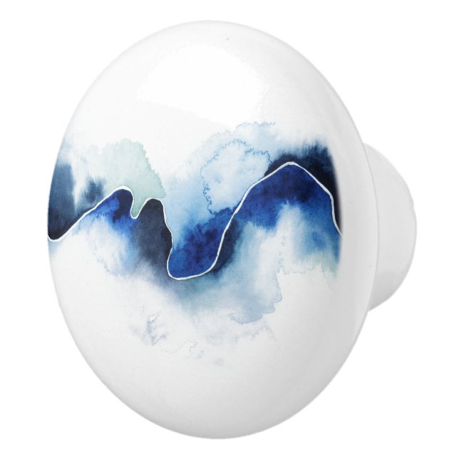 Bouton De Porte En Céramique Pause glaciaire (Droite)