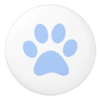 Pawprint léger d'empreinte de patte de bleus