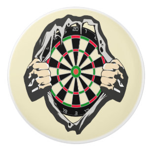 Bouton De Porte En Céramique Percée vers le Bullseye - Ultimate Dartboard