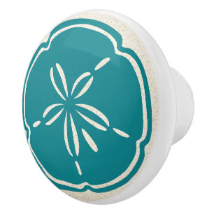 Bouton De Porte En Céramique Petites brindilles d'eau de mer