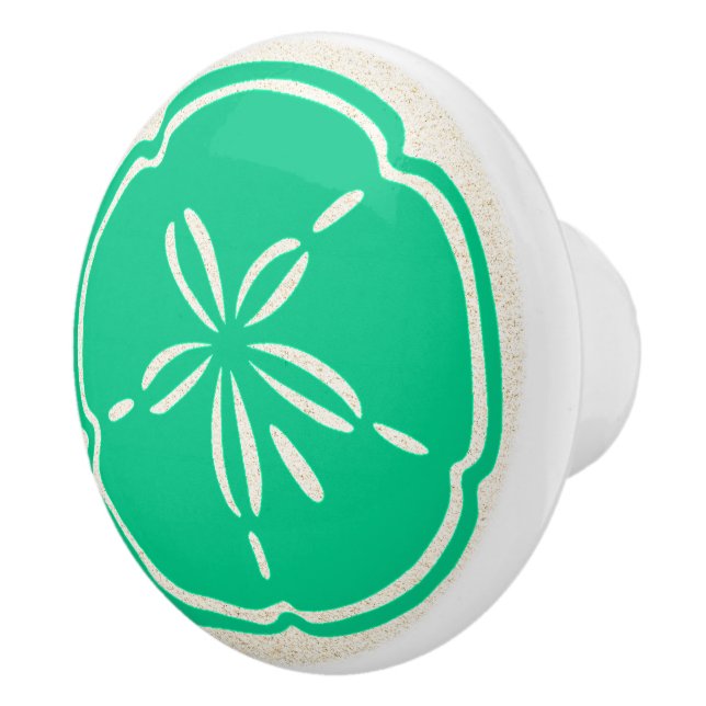 Bouton De Porte En Céramique Petites brindilles d'eau de mer (Droite)
