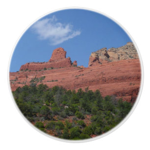 Bouton De Porte En Céramique Photographie de Steamboat Rock à Sedona Arizona