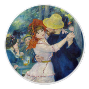Bouton De Porte En Céramique Pierre-Auguste Renoir - Danse à Bougival