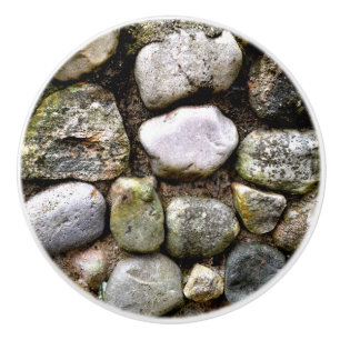 Bouton De Porte En Céramique Pierre de champ, rochers, pierre en détresse, pier