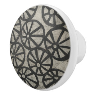 Bouton De Porte En Céramique Pierre - Roues