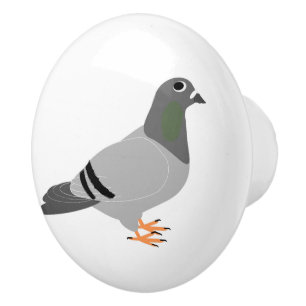 Bouton De Porte En Céramique Pigeon personnalisé