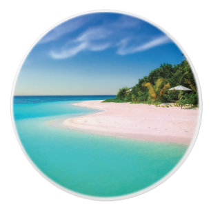 Bouton De Porte En Céramique Plage Agréable