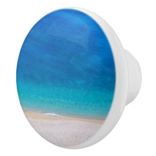 Bouton De Porte En Céramique Plage méditerranéenne agréable