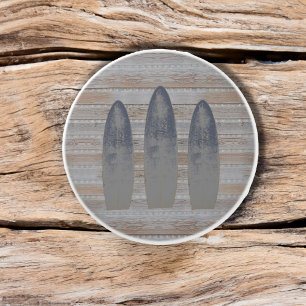 Bouton De Porte En Céramique Plage patiné Planche de surf
