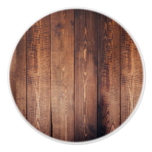 Bouton De Porte En Céramique Planches en bois de la grange noire