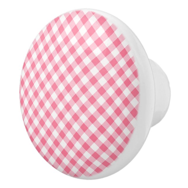 Bouton De Porte En Céramique Plaque en céramique rose-bouton (Droite)