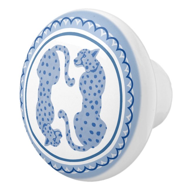 Bouton De Porte En Céramique Pochettes en céramique Wedgwood Tissu (Droite)