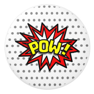 BOUTON DE PORTE EN CÉRAMIQUE POW !