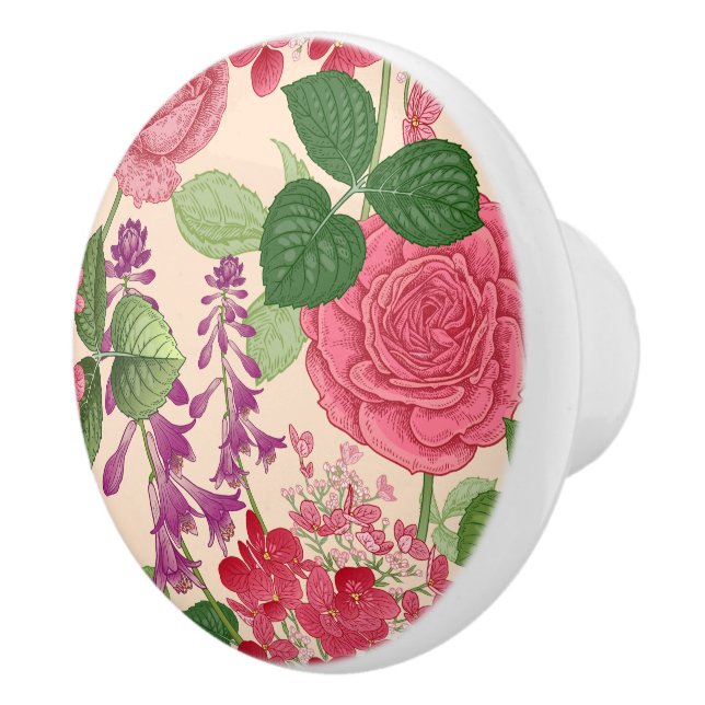 Bouton De Porte En Céramique printemps (Droite)