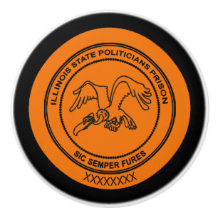 Bouton De Porte En Céramique Prison des politiciens de l'Illinois