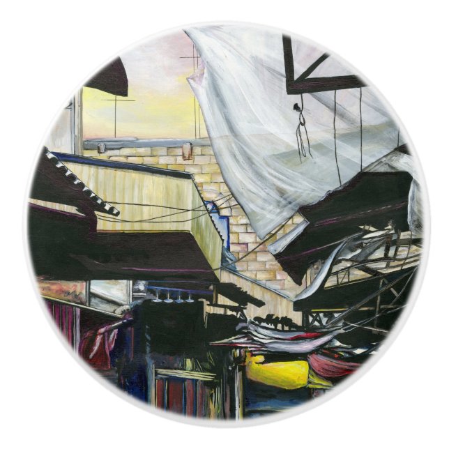 Bouton De Porte En Céramique Promenez-vous à travers l'Antiquité, Jérusalem (Devant)