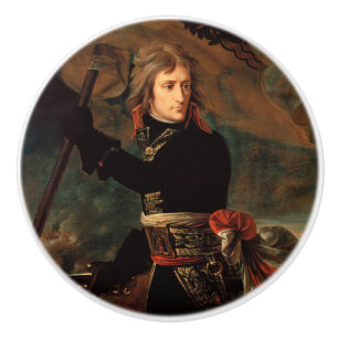 Bouton De Porte En Céramique Rassemblement de Napoléon Bonaparte à la bataille 