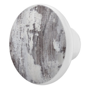Bouton De Porte En Céramique Regard affligé de grain blanchi par Maui en bois