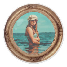 Retro Golden élégant Portrait