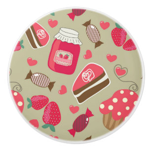 Bouton De Porte En Céramique Rétros bonbons