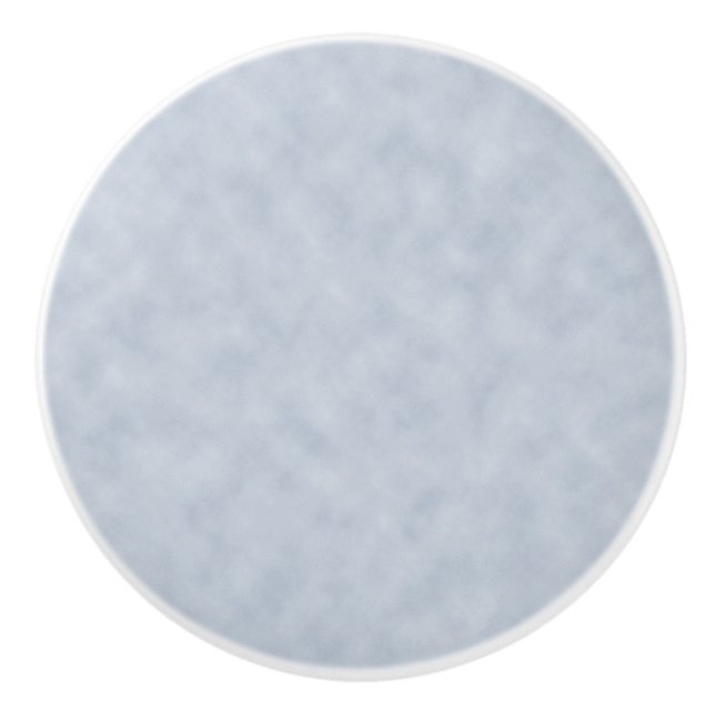 Bouton De Porte En Céramique Revêtement bleu doux (Devant)