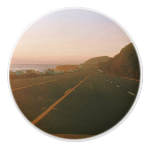 Bouton De Porte En Céramique Route de Malibu