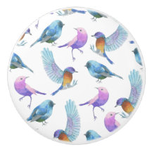 Safari d'aquarelle : Oiseaux (la personnaliser BG