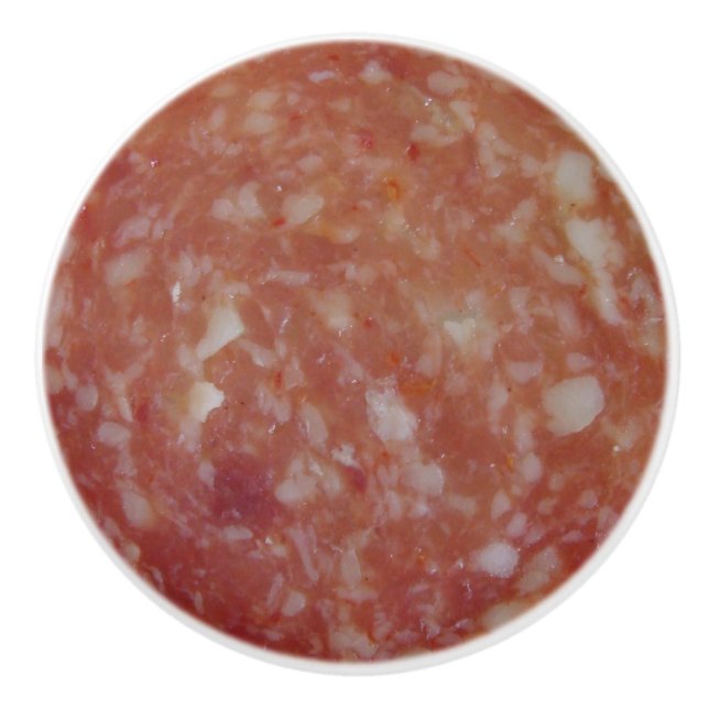 Bouton De Porte En Céramique Salami (Devant)