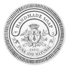 Salle de bain Vintage blanche avec savon artisanal