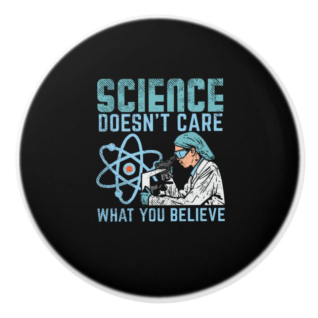 Bouton De Porte En Céramique Scientifique (Devant)