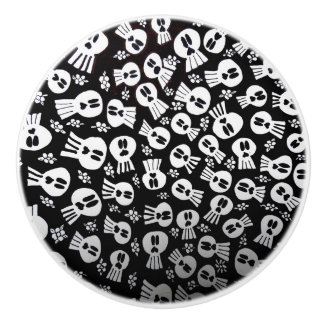 Bouton De Porte En Céramique Skulls-ceramic pull drawer