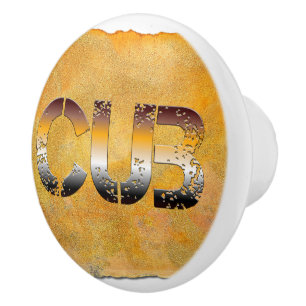Bouton De Porte En Céramique SlipperyJoe's ourson culturellement ancré LGBTQIA+