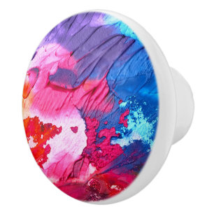 Bouton De Porte En Céramique Splash