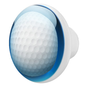 Bouton De Porte En Céramique Sports Golf Ball Drawer Knows