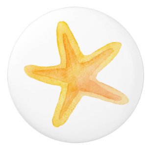 Bouton De Porte En Céramique Starfish