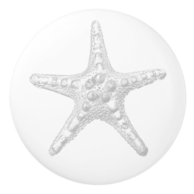 Bouton De Porte En Céramique Starfish Ceramic Knows (Devant)