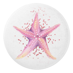 Bouton De Porte En Céramique Starfish Knob pour Dresser ou Nightstand