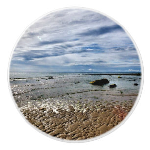 BOUTON DE PORTE EN CÉRAMIQUE STORMY SKY
