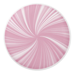 Bouton De Porte En Céramique Style moderne élégant Rose clair rose rayonnant Tw