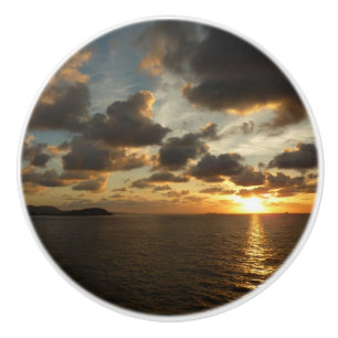 Bouton De Porte En Céramique Sunrise aux îles Virgin