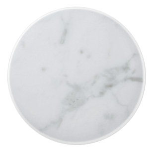 Bouton De Porte En Céramique Surface blanche