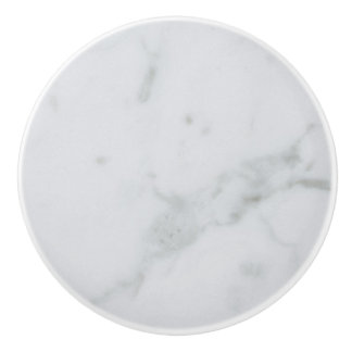 Bouton De Porte En Céramique Surface blanche